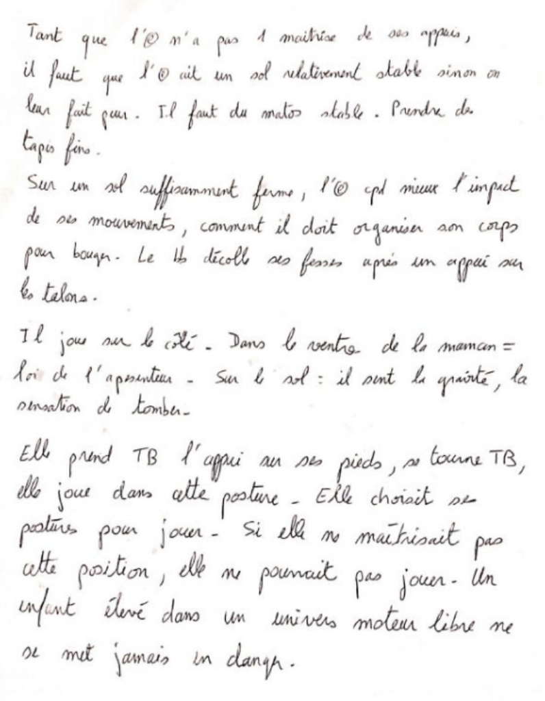 Exemple d’écriture manuscrite sur feuille blanche